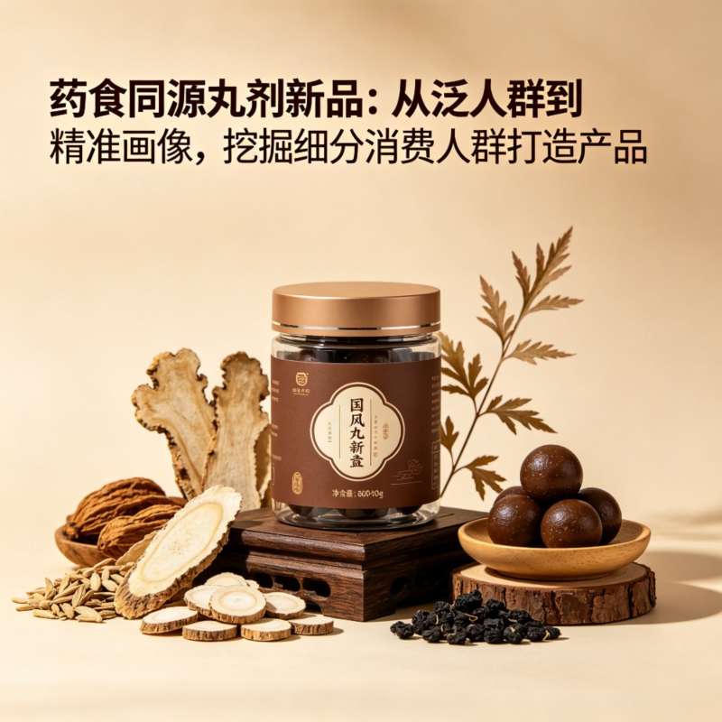 药食同源丸剂新品：从泛人群到精准画像，挖掘细分消费人群打造产品(图1)